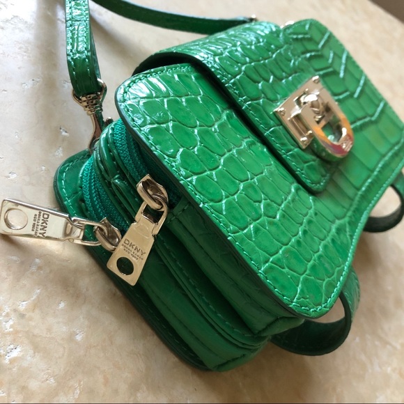 Dkny Handbags - Like New DKNY Croco Embossed Crossbody Never Used